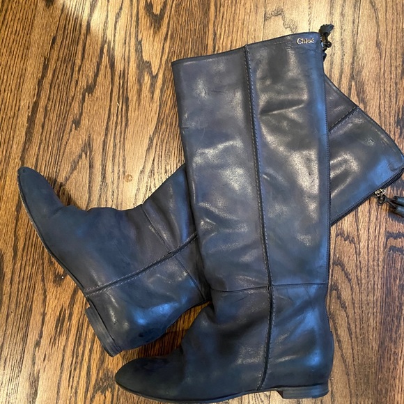 chloe riding boots